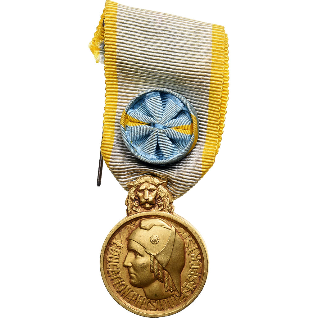 Frankreich, Jeunesse et sports, Medaille, Officier, Very Good Quality, Gilt