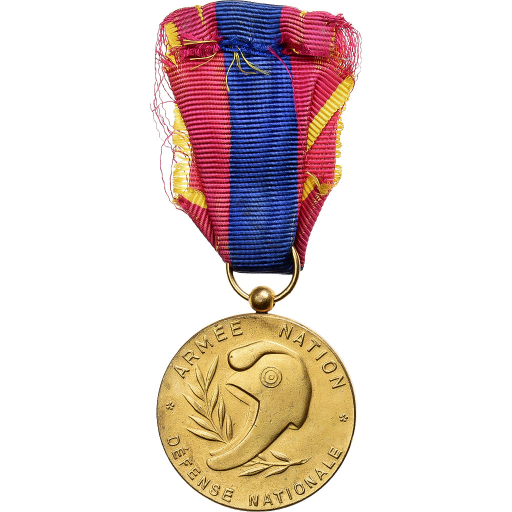 France, Défense Nationale, Armée Nation, Médaille, Très bon état, Bronze