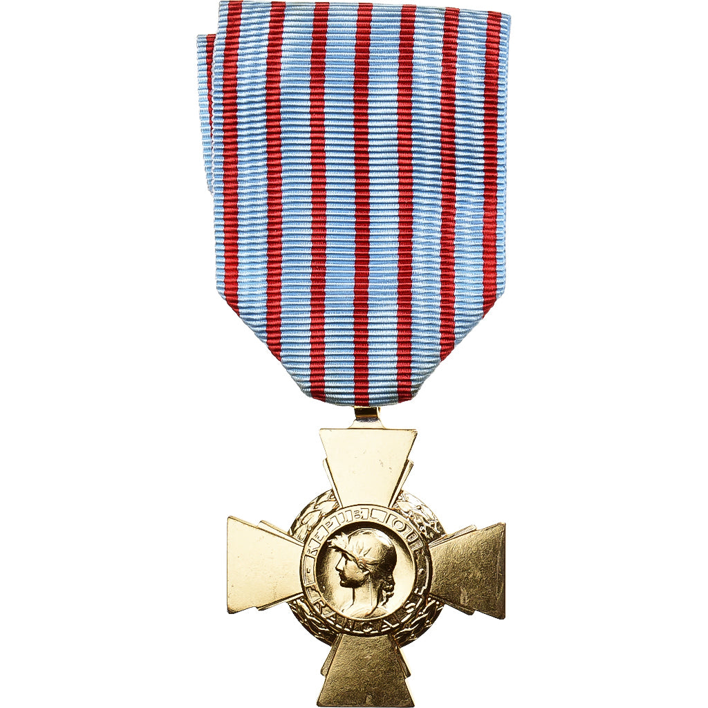 Frankrijk, Croix du Combattant, WAR, Medaille, Excellent Quality, Bronzen, 36