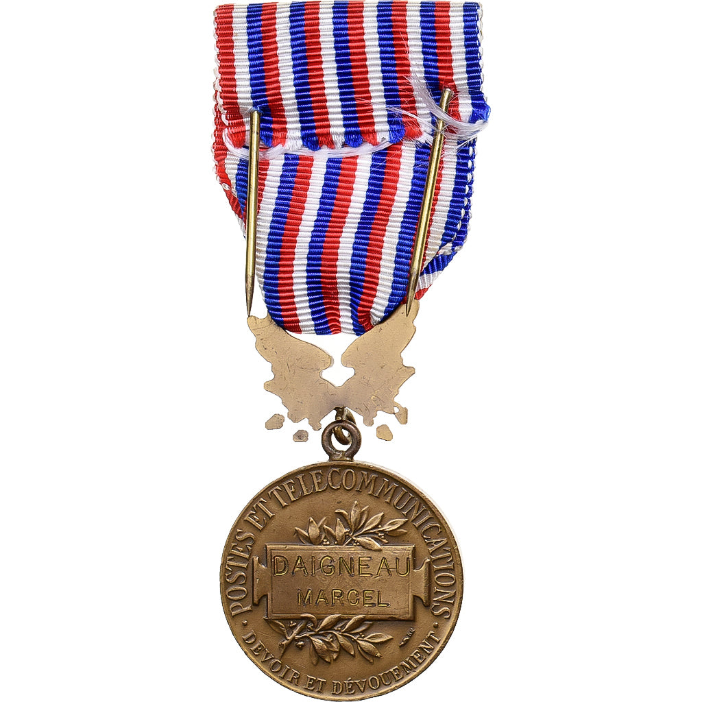 França, Honneur des Postes et Télégraphes, medalha, Qualidade Excelente