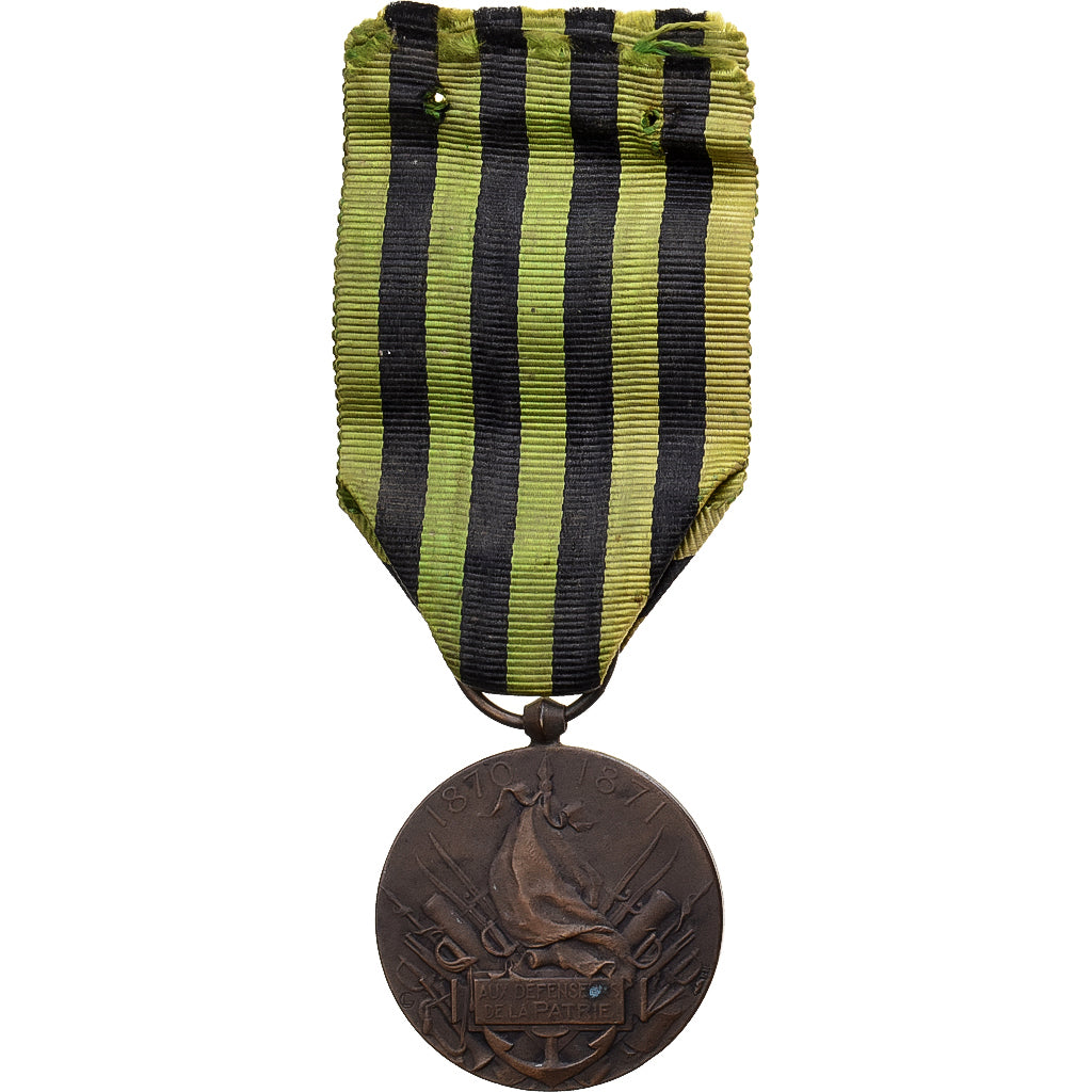 Francja, Aux Défenseurs de la Patrie, medal, 1870-1871, Dobra jakość