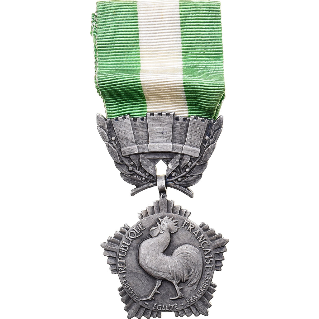 France, Collectivités locales, Médaille, Excellent Quality, Crouzat, Argent
