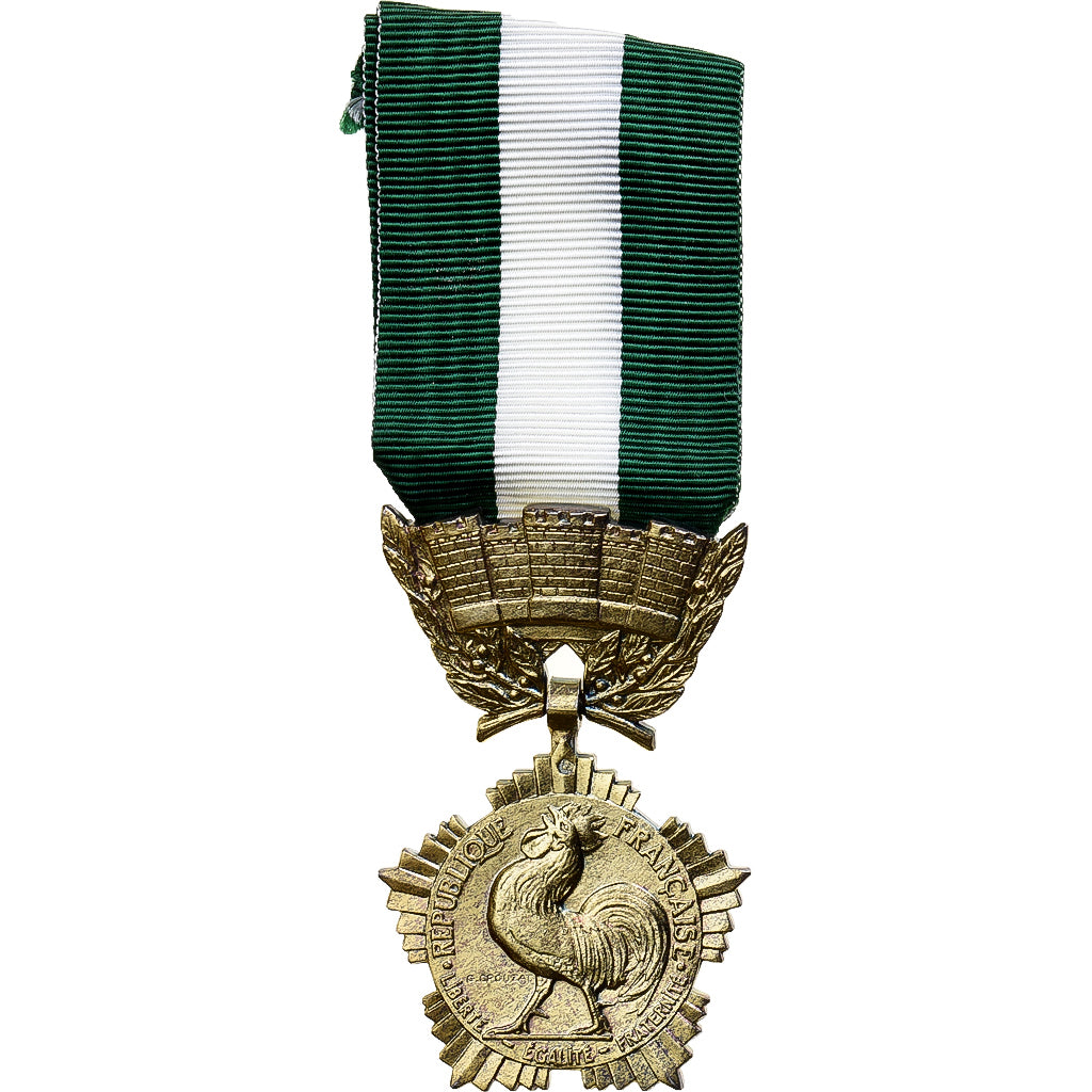 France, Collectivités locales, Médaille, Excellent Quality, Crouzat, Vermeil