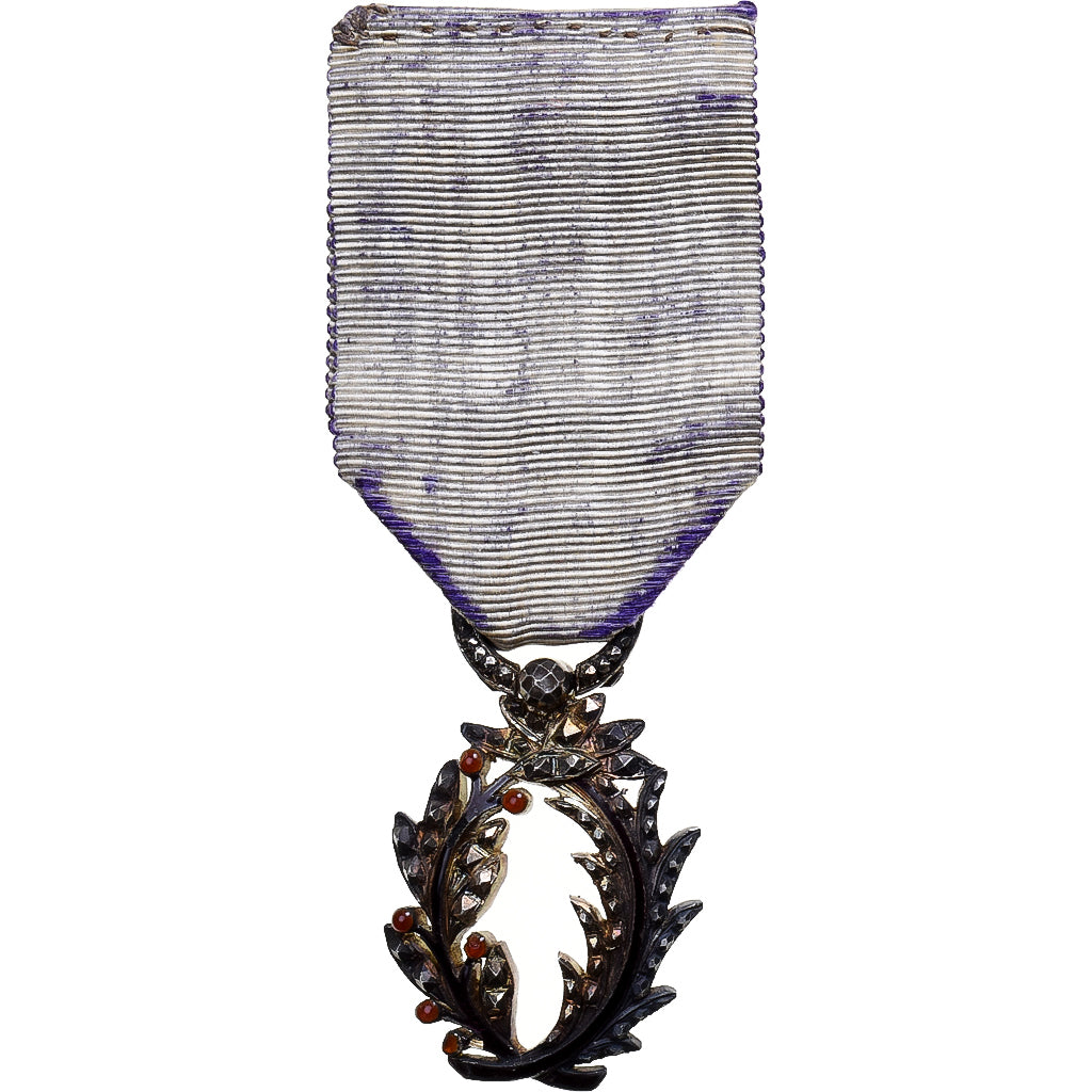 Francja, Ordre des Palmes Académiques, medal, Dobra jakość, Srebro, 28