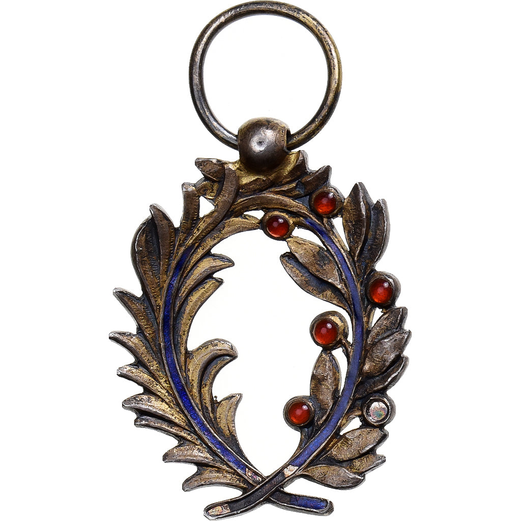 Frankrijk, Ordre des Palmes Académiques, Medaille, Heel goede staat, Zilver, 35