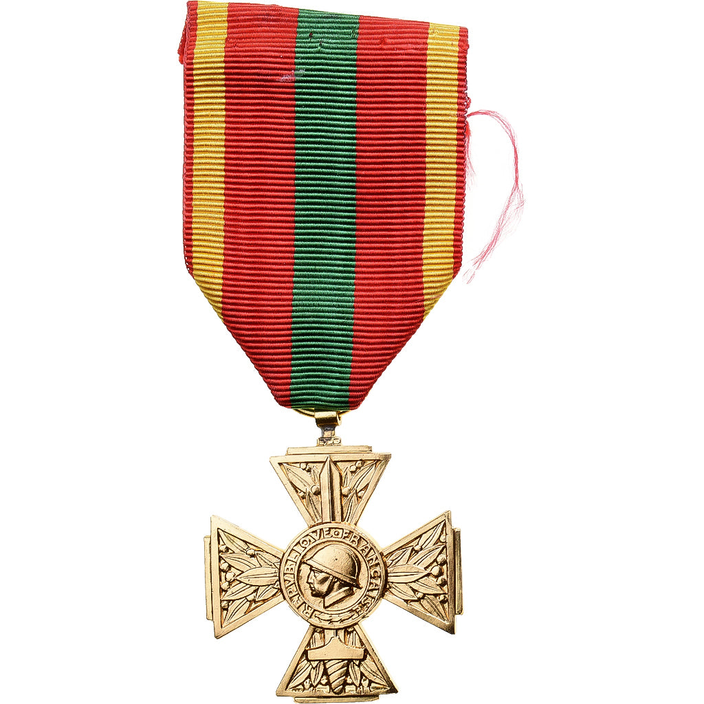 Francia, Croix du Combattant Volontaire, WAR, medaglia, 1914-1918, Eccellente