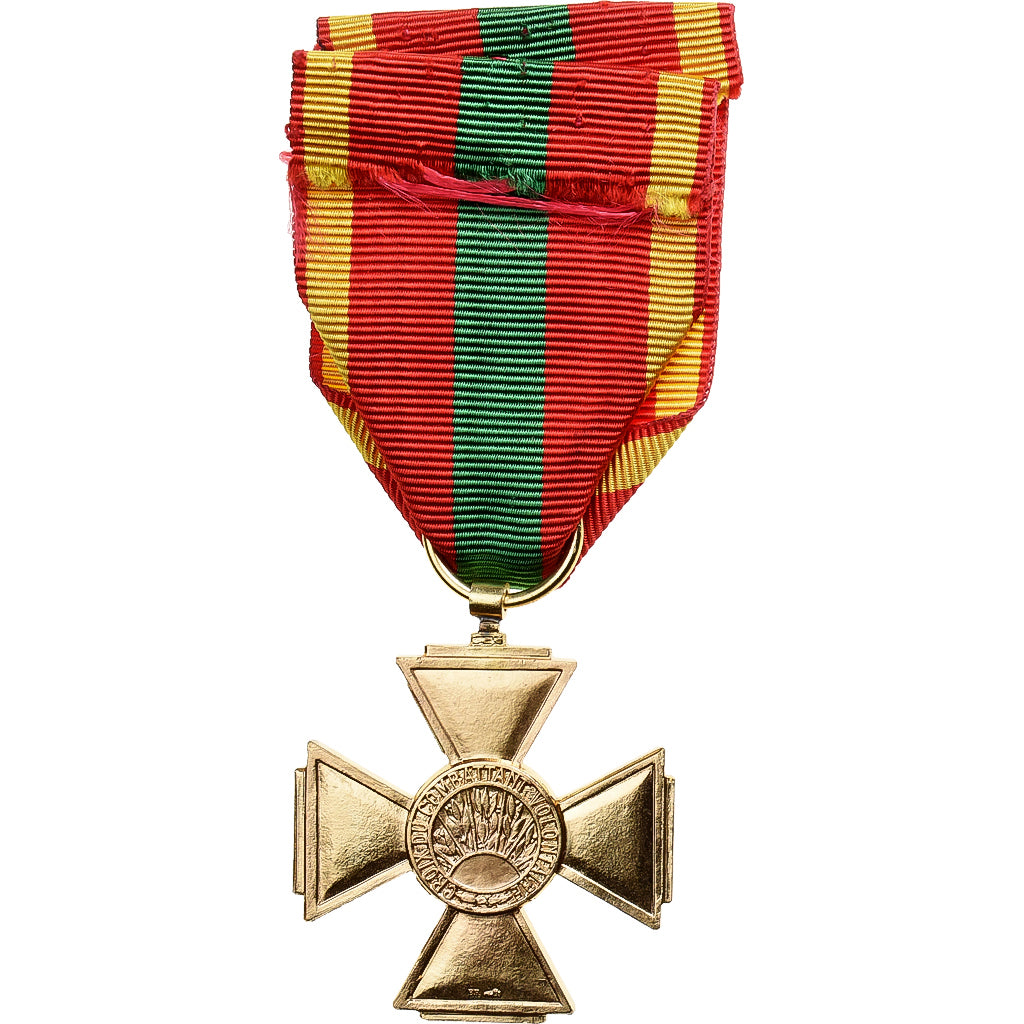 Francia, Croix du Combattant Volontaire, WAR, medaglia, 1914-1918, Eccellente