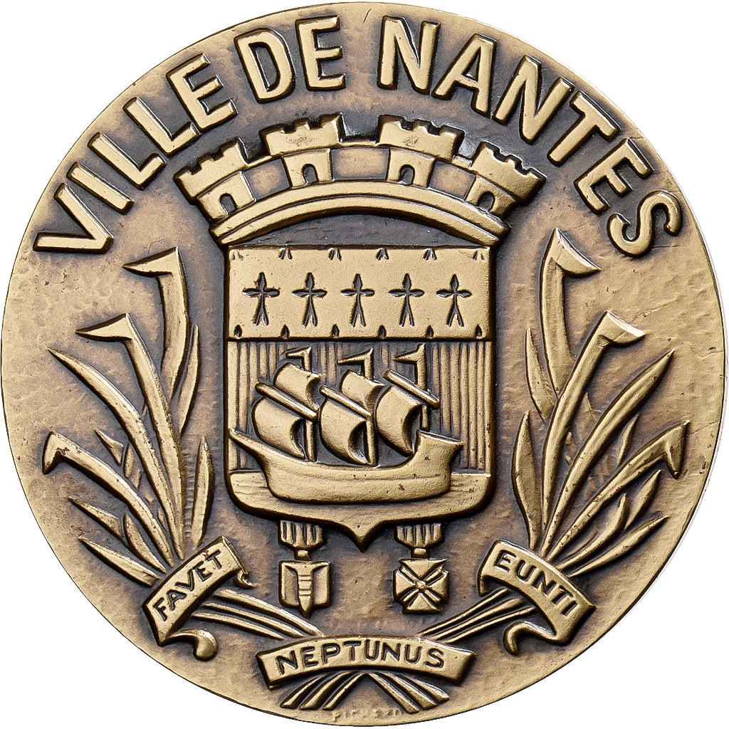 France, Medal, Ville de Nantes, 2000, Bronze, Pichard, MS(63)