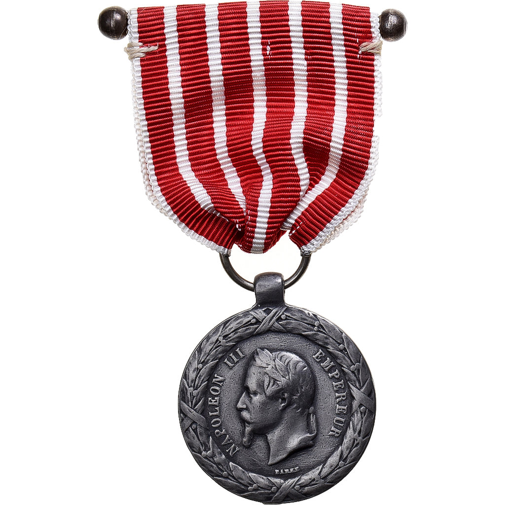 Francia, Napoléon III, Campagne d'Italie, WAR, medalla, 1859, Muy buen estado