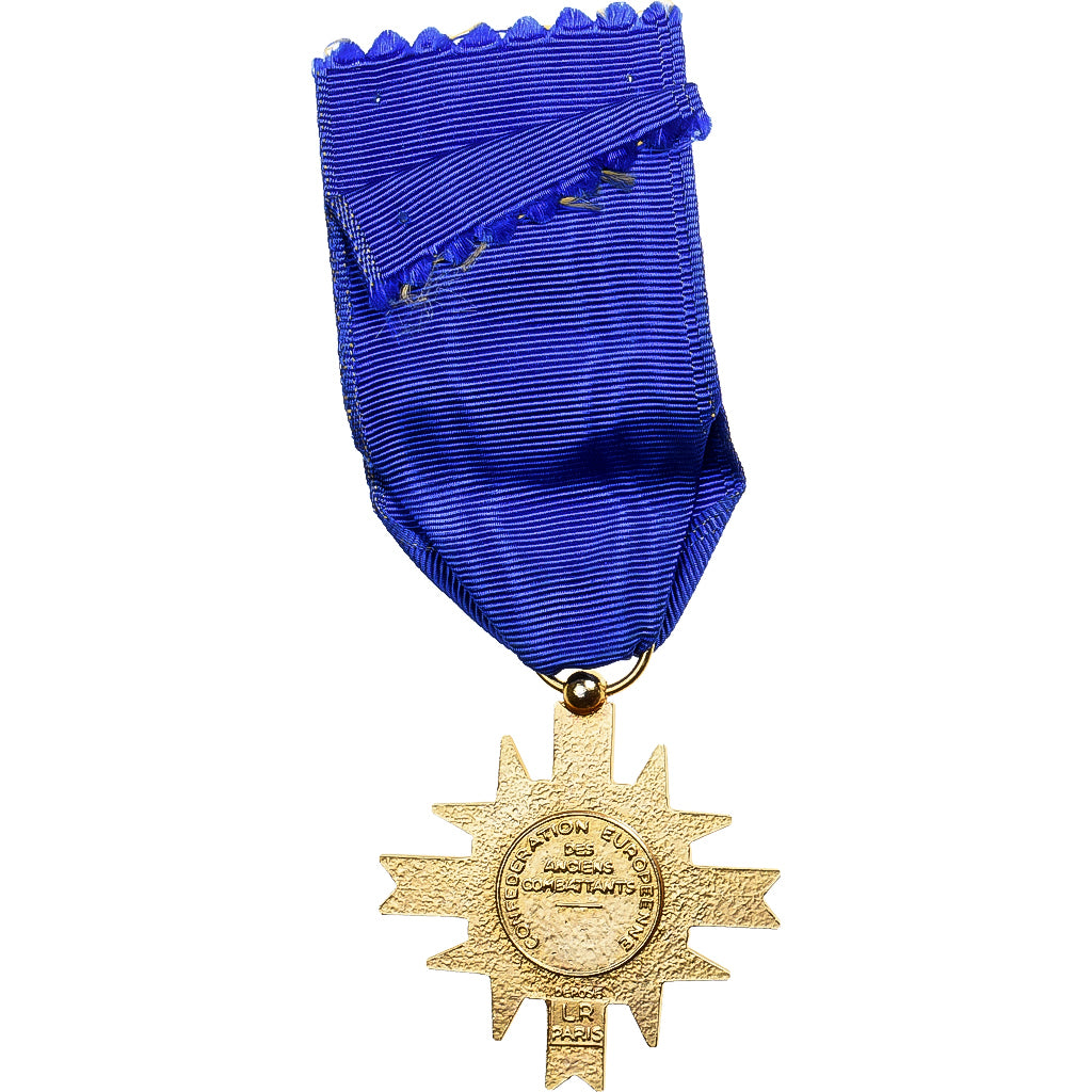 Francja, Confédération européenne des Anciens Combattants, medal, Bardzo