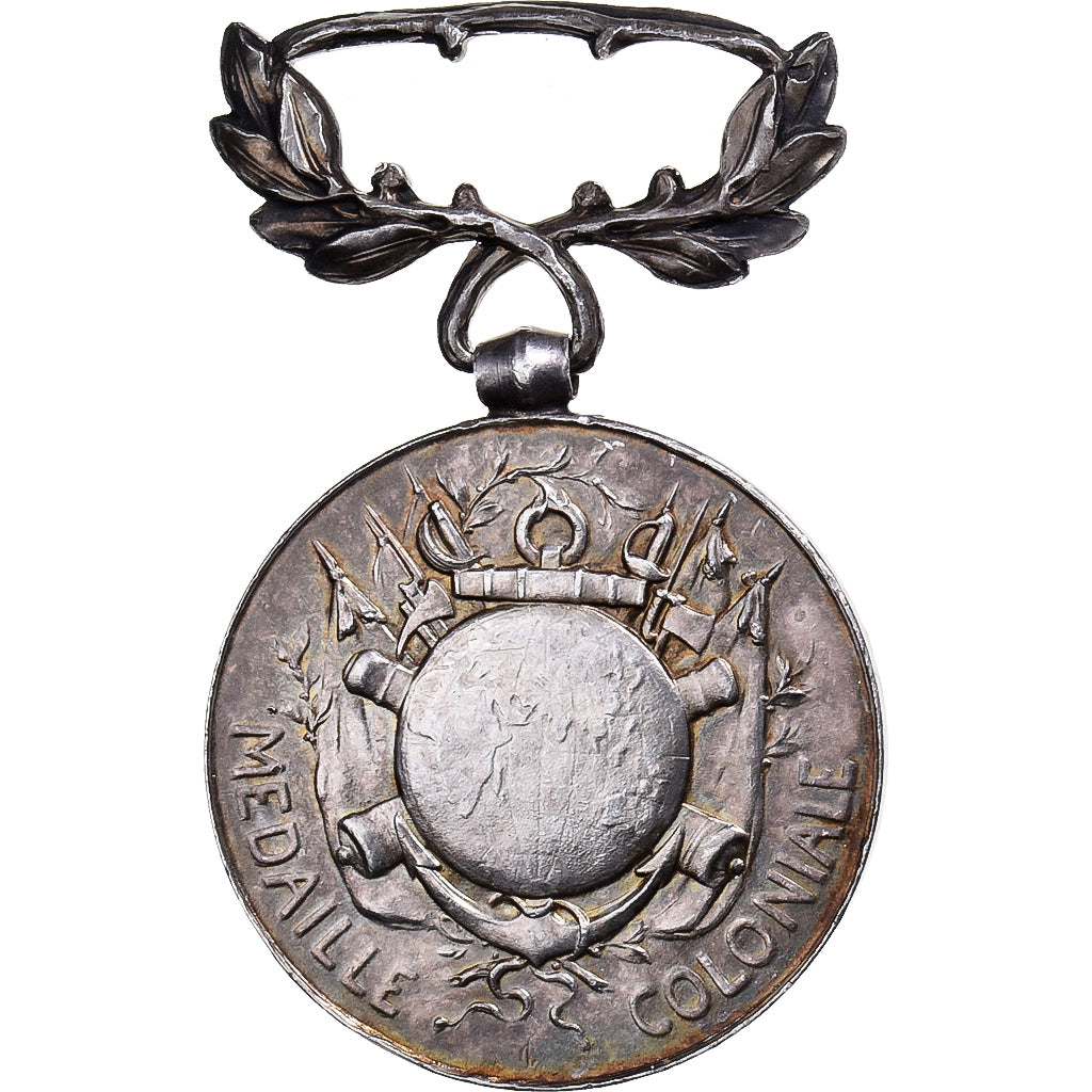 Francia, Médaille Coloniale, WAR, medaglia, Eccellente qualità, Argento, 27