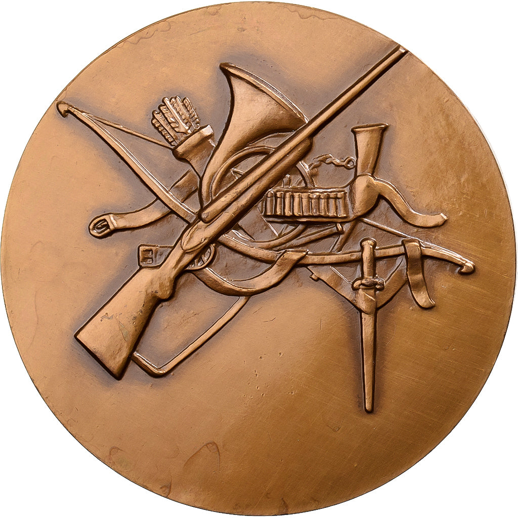 Francia, medaglia, Artemis, Déesse de la Chasse, Bronzo, Delamarre, SPL