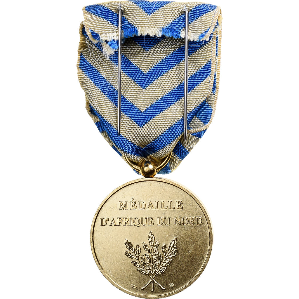 Francja, Commémorative d'Afrique du Nord, medal, Doskonała jakość, Pokryty