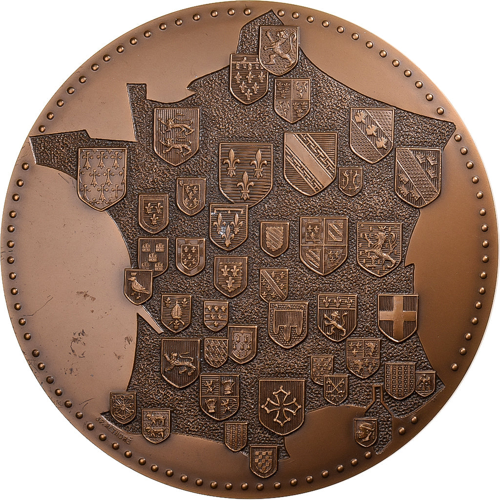 France, Medal, Terroirs Divers, 1982, Bronze, JP. Réthoré, AU(55-58)