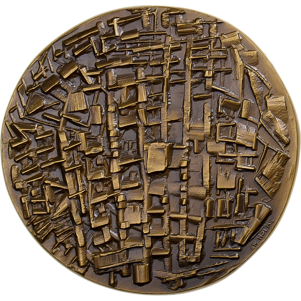 Francia, medaglia, Jean-Sébastien Bach, 1966, Bronzo, Holme, SPL