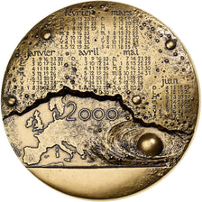 Francja, medal, Calendrier, Femme, Europe, 2000, Brązowy, Mayot, AU(55-58)