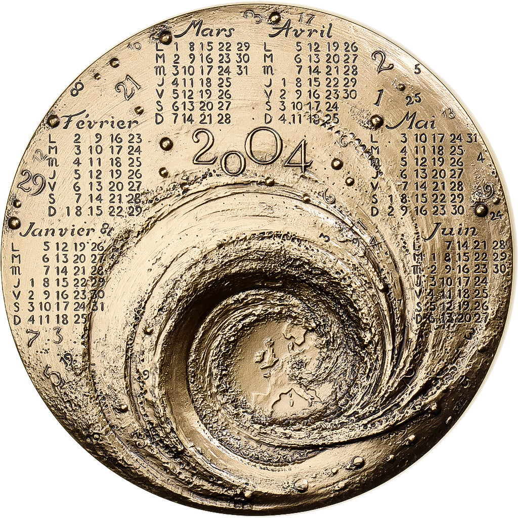 Francia, medaglia, Calendrier, Femme aux Colombes, 2004, Bronzo, Mayot, SPL