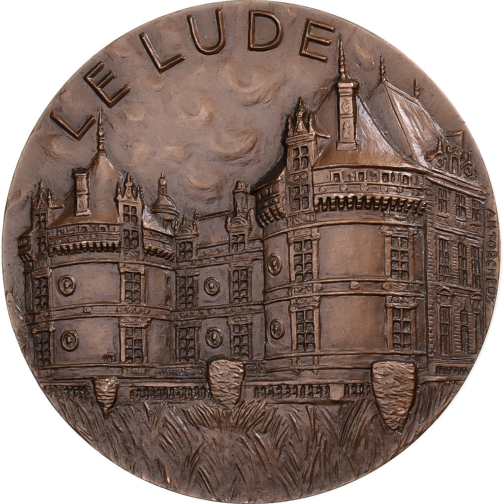 Francja, medal, Château du Lude, 1974, Brązowy, Torcheux, MS(63)