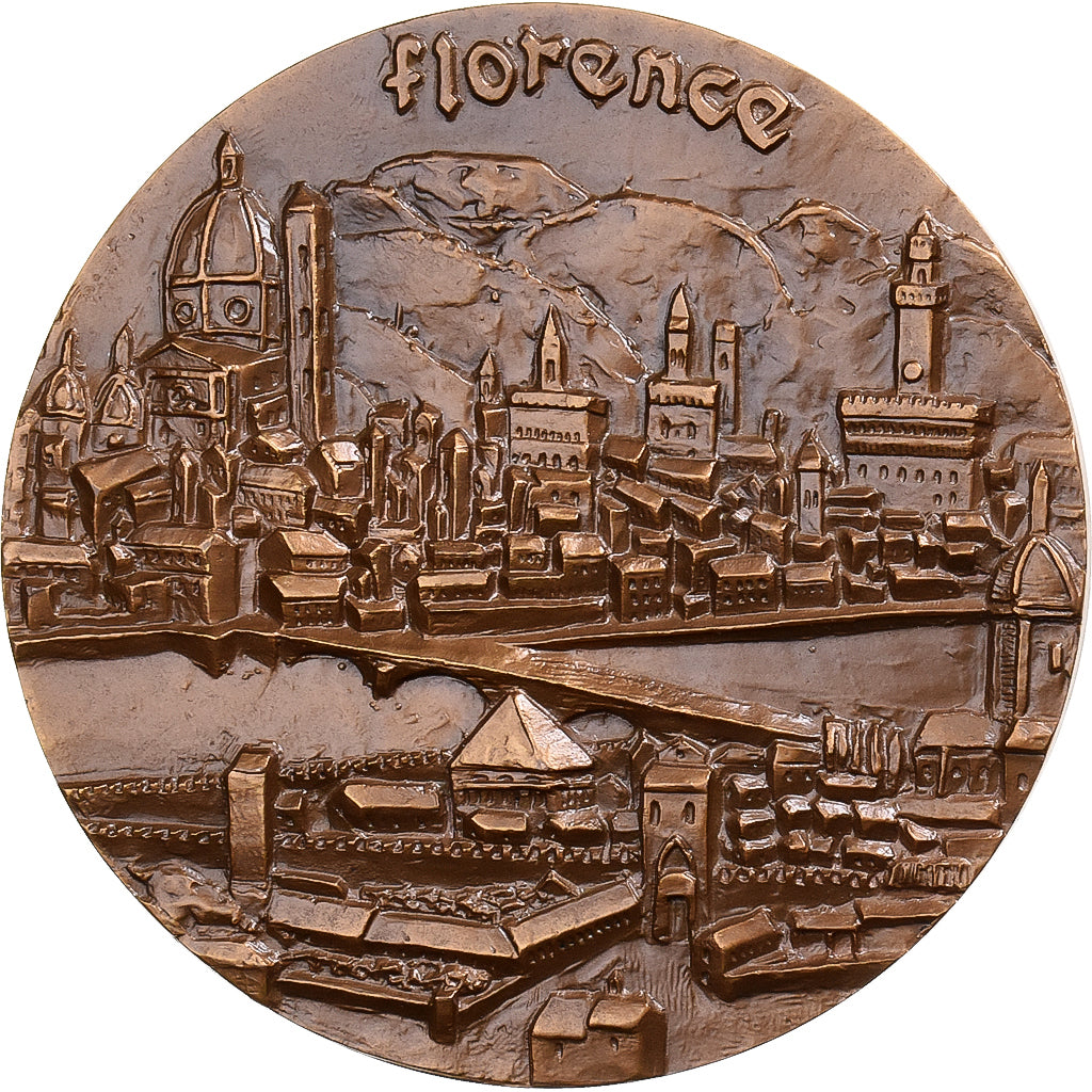 Francia, medalla, Fra Filippo Lippi, 1967, Bronce, MERLET Pierre-Miguel, EBC