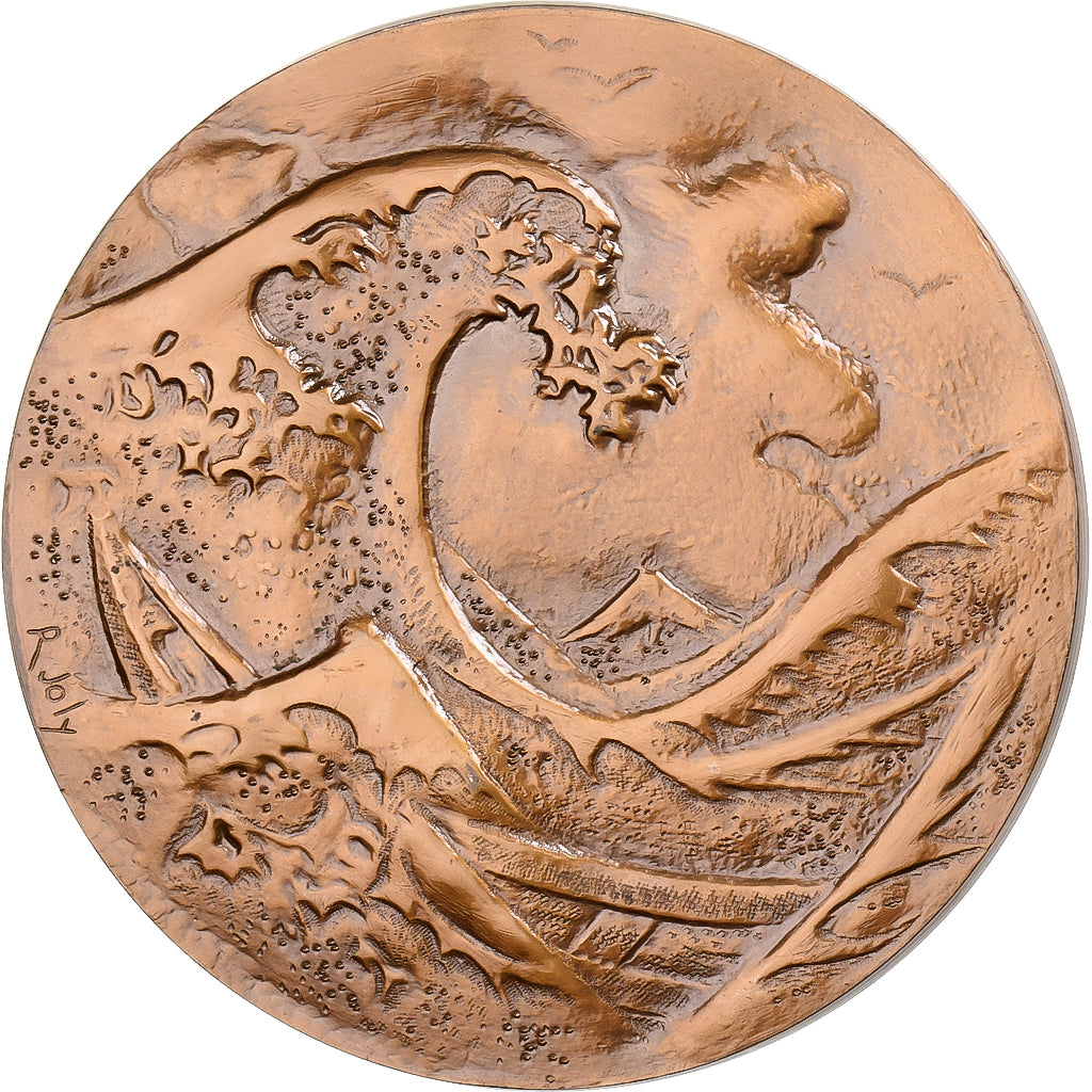 Francia, medaglia, Claude Debussy, Centenaire, MDP, Bronzo, Joly, SPL