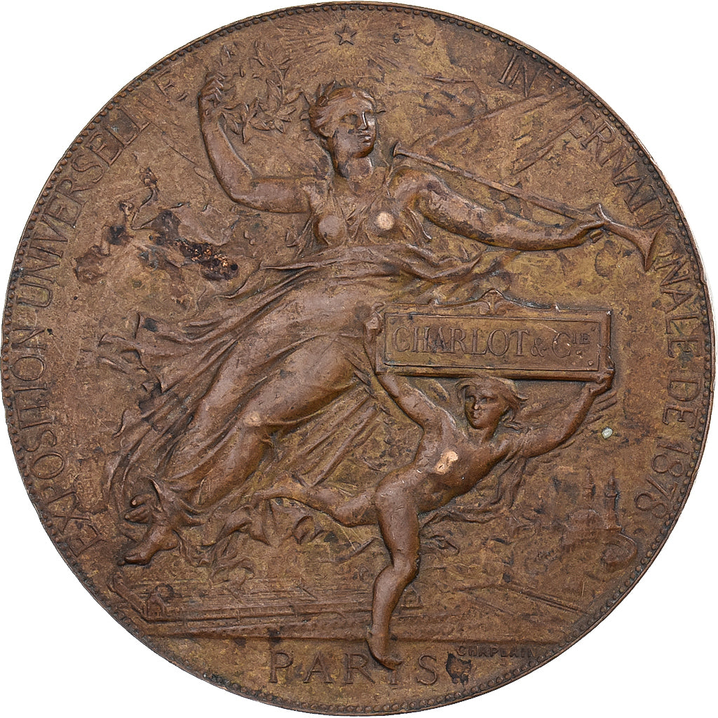 Francia, medaglia, Exposition Universelle Internationale de 1878, 1878, Bronzo