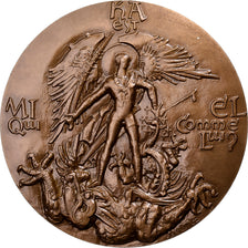 France, Médaille, Le Mont Saint-Michel, 1966, Bronze, SPL, Anastase