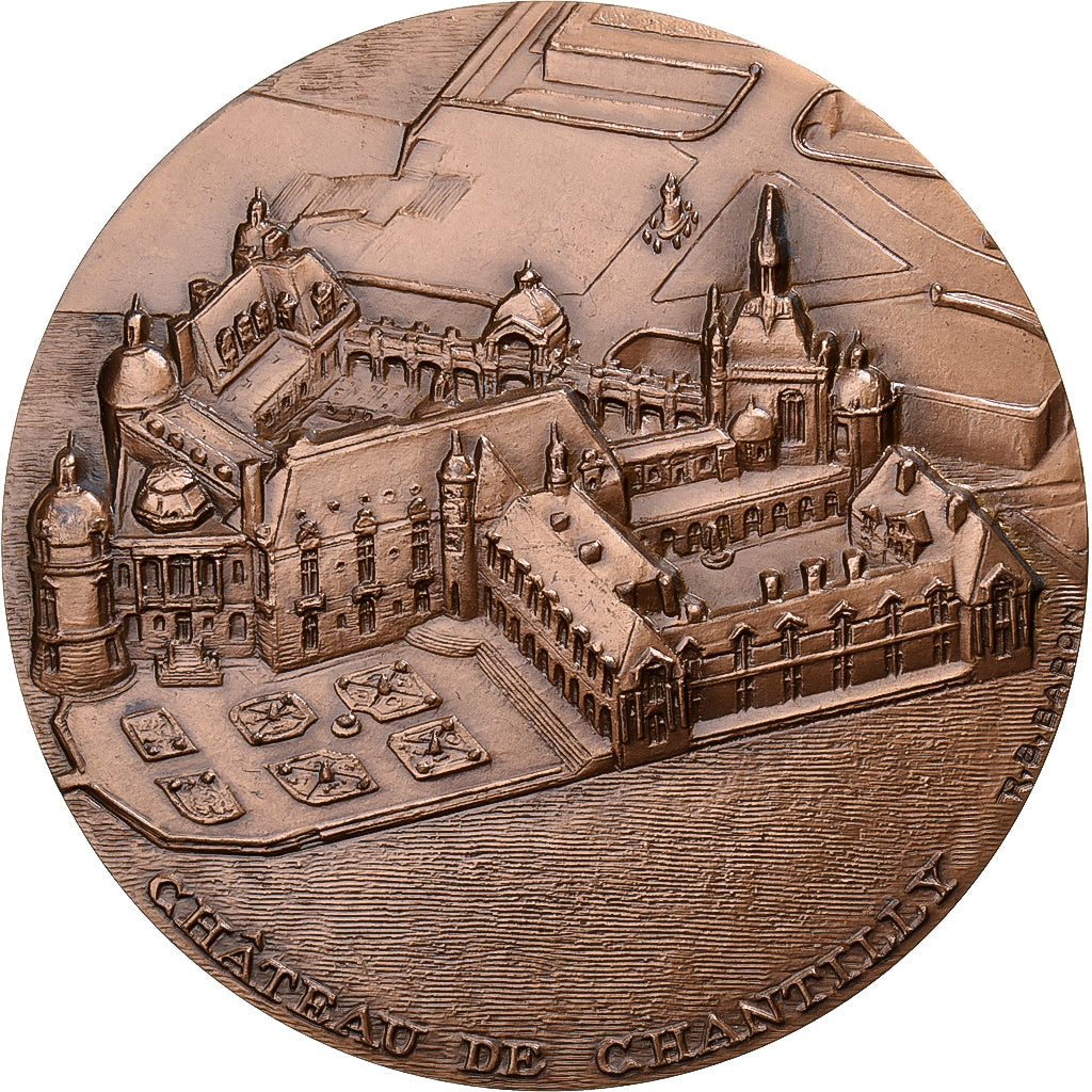 Francia, medaglia, Le Château de Chantilly, 1973, Bronzo, Baron, SPL