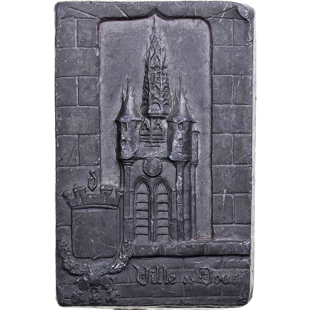 Frankrijk, Medaille, Ville de Douai, Blik, Epreuve Uniface d'avers, ZF