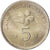 Moneta, Malesia, 5 Sen, 1995, SPL, Rame-nichel, KM:50