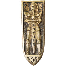 França, Broche, 501ème Régiment de Chars de Combat, Métal, EF(40-45)