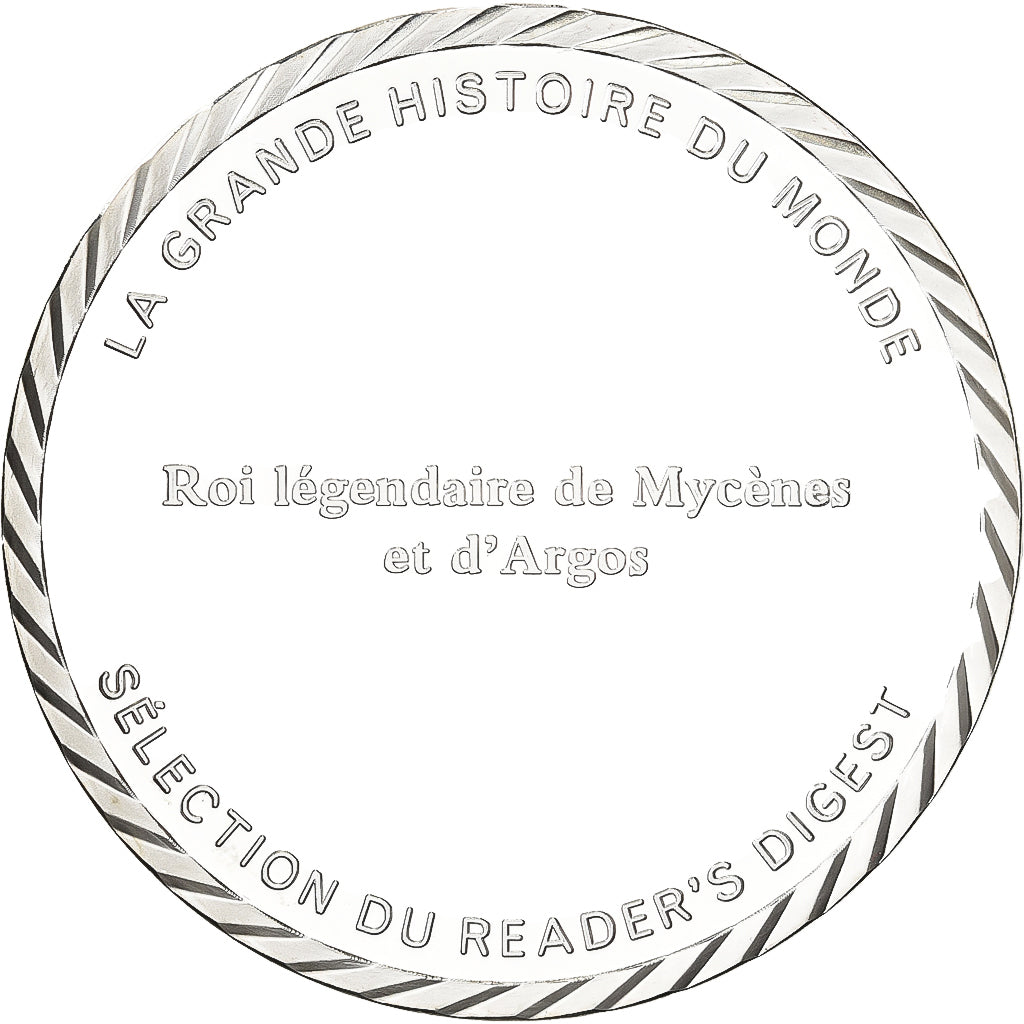 France, Medal, Mythologie Grecque, Agamemnon, Silvered bronze, MS(63)