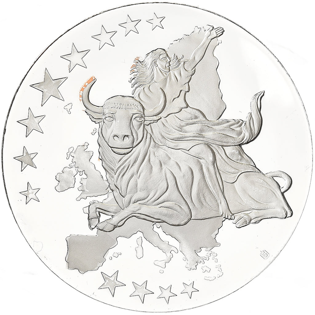 Austria, Medal, Monnaies européennes, 2002, Copper Plated Silver, MS(64)