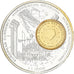 Países Baixos, medalha, Monnaies européennes, 2002, Prata Cromada a Cobre
