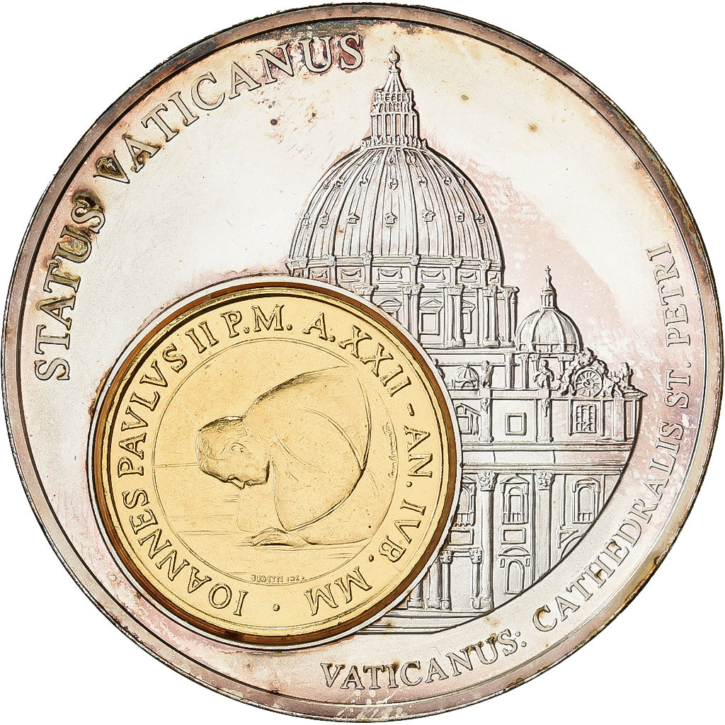 Vatican, Medal, European Currencies, Copper-nickel, AU(55-58)