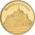 France, Medal, Le Mont Saint-Michel, Copper-Nickel Gilt, MS(63)