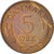 Monnaie, Danemark, Frederik IX, 5 Öre, 1970, Copenhagen, SUP, Bronze, KM:848.1