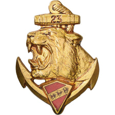 France, 23e Régiment d'Infanterie Coloniale, Military, Broche, Excellent