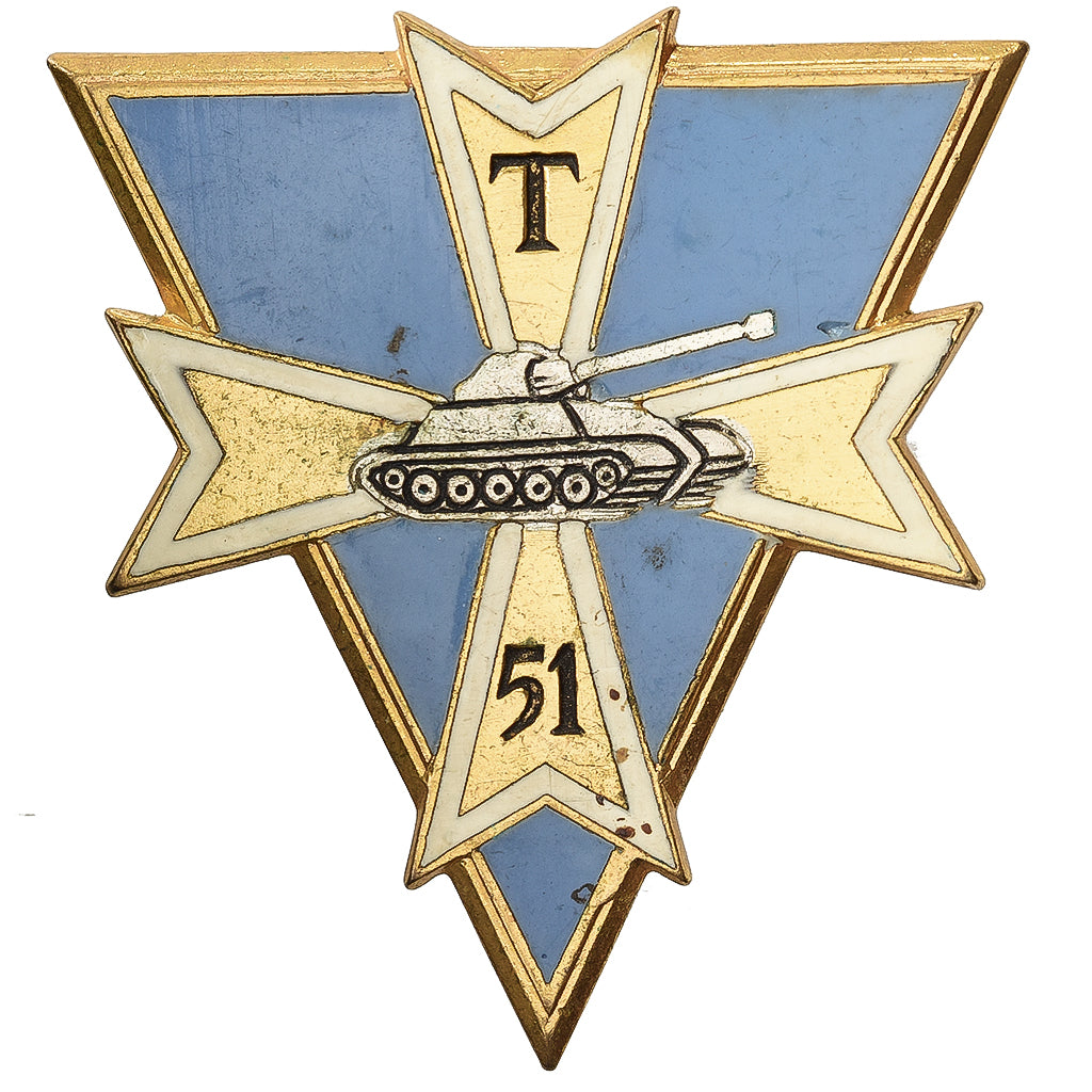 Frankrijk, 51ème Régiment de Transmission, Military, Broche, Heel goede staat