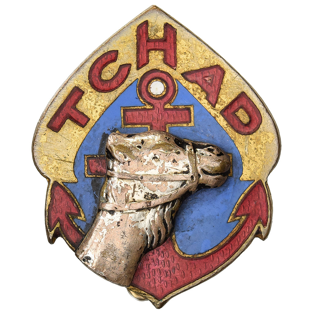 Frankrijk, Régiment de Marche du Tchad, Military, Broche, Heel goede staat