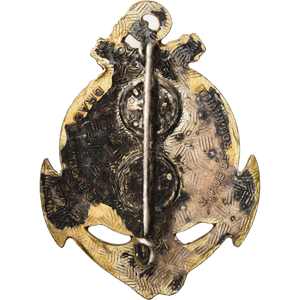 França, Ecole Militaire Préparatoire Africaine, Military, Broche, Qualidade