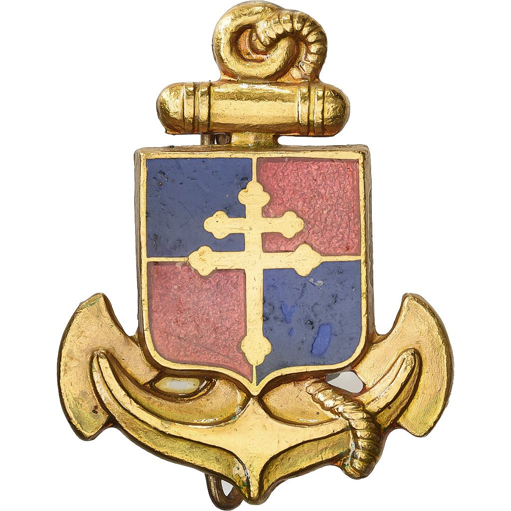 Francia, 9e Brigade d'Infanterie de Marine, Military, Broche, Excellent Quality