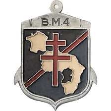 França, 4ème Bataillon de Marche, Military, Broche, Qualidade Excelente
