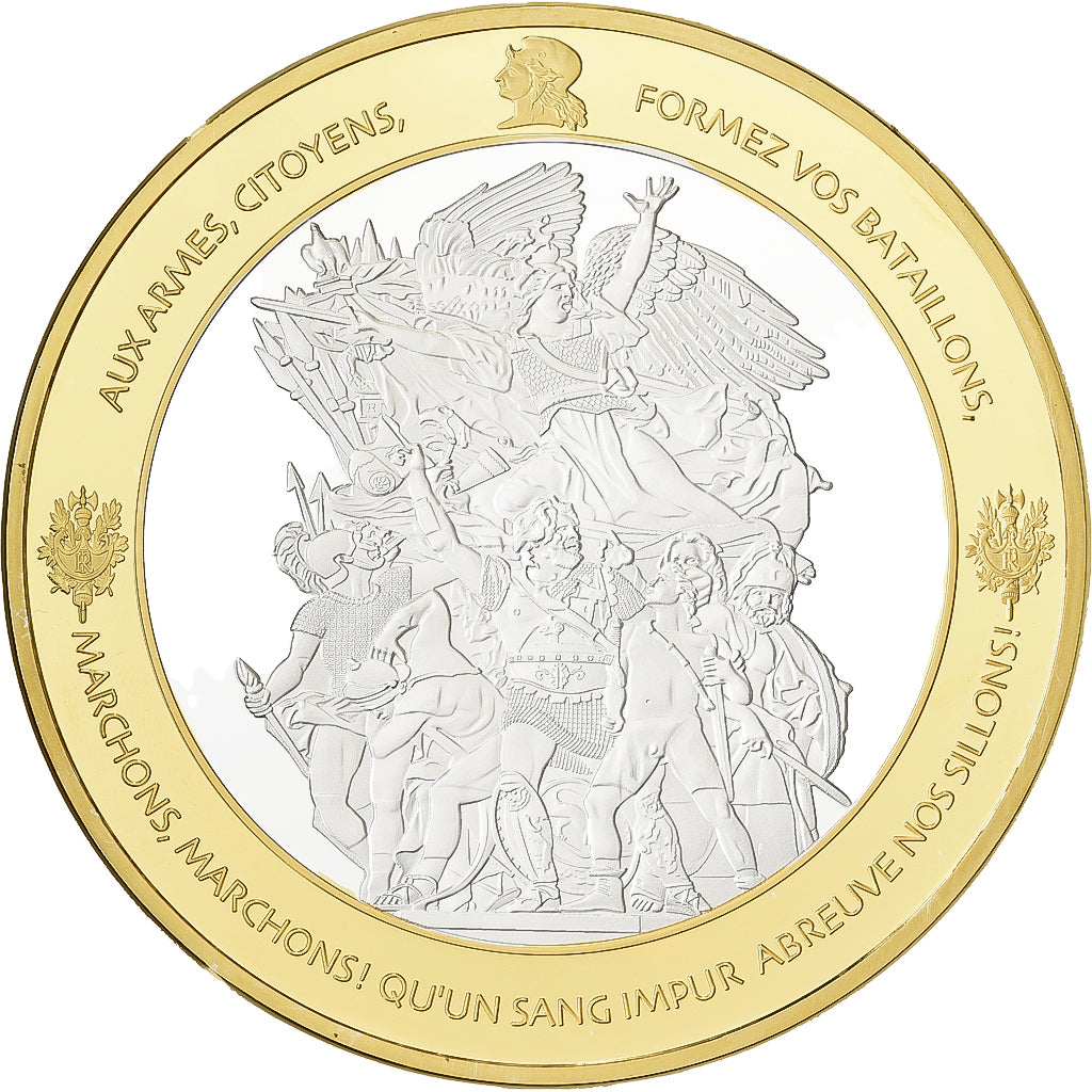 Frankrijk, Medaille, Les piliers de la République, Copper Clad Brass, UNC