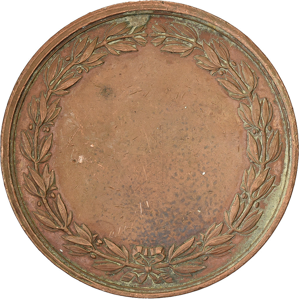 França, medalha, Société d'Emulation de Lisieux, Cobre, VF(30-35)