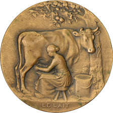 France, Médaille, Le Lait, Ouest-France, Bronze, TTB+, Lenoir