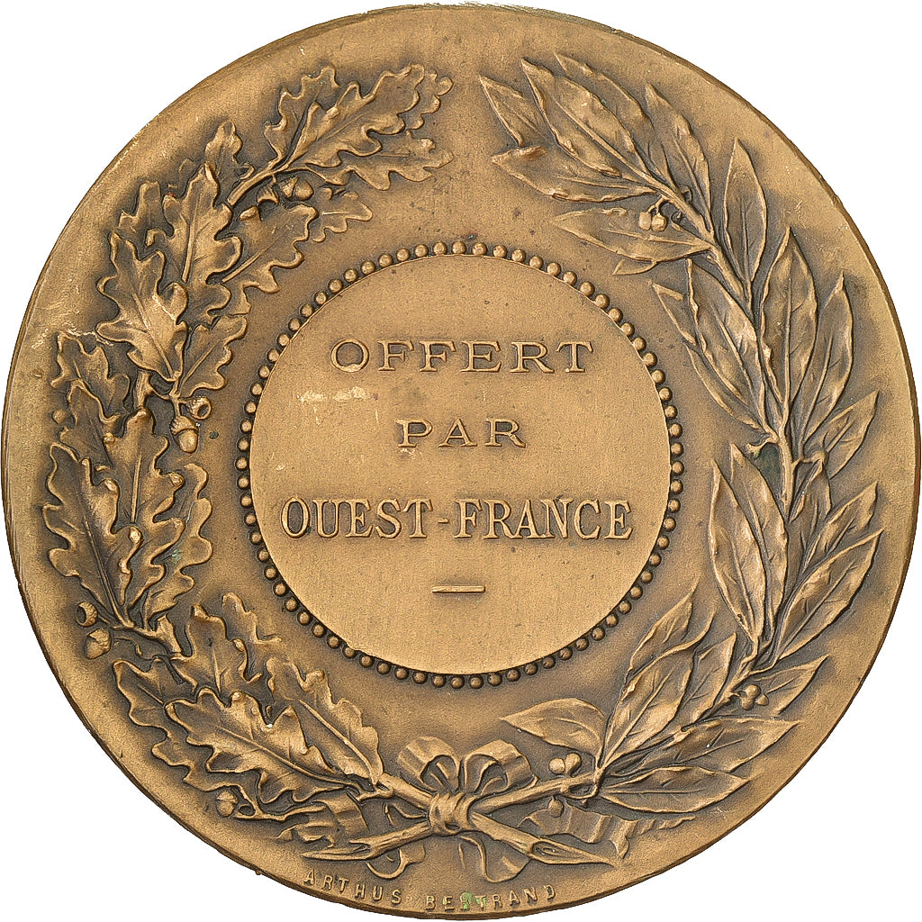 France, Medal, Le Lait, Ouest-France, Bronze, Lenoir, AU(50-53)