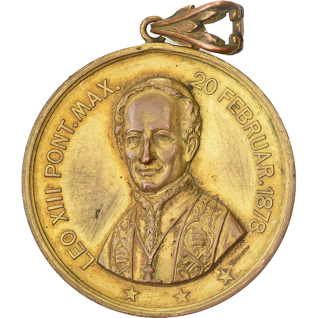 CIUDAD DEL VATICANO, medalla, Mort de Pie IX, Election de Léon XIII, 1878