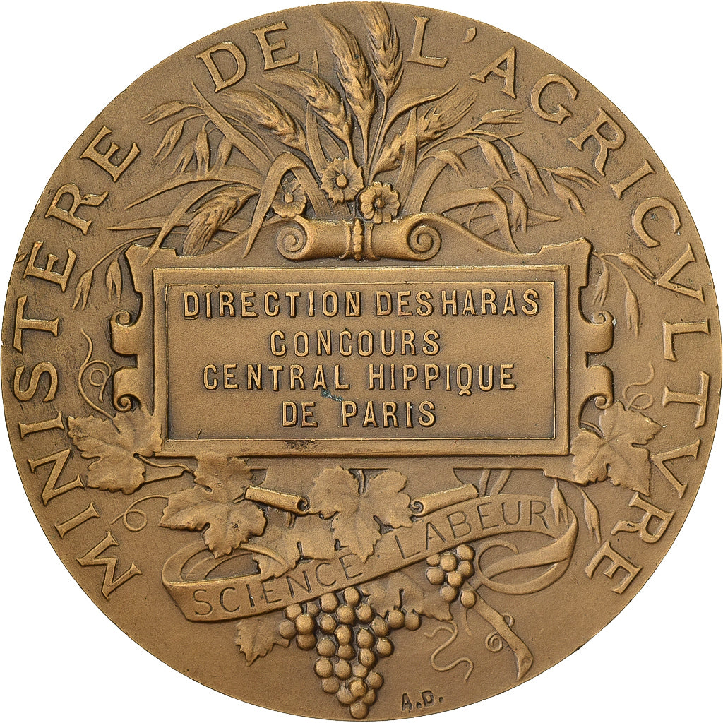 Francia, medaglia, Direction des Haras, Concours Central Hippique de Paris