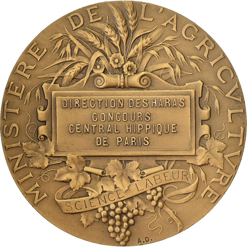 Francia, medaglia, Direction des Haras, Concours Central Hippique de Paris