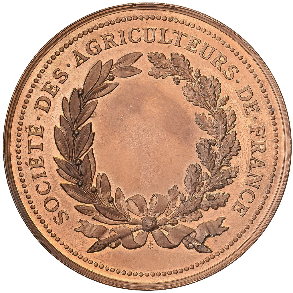 Francia, medaglia, Société des agriculteurs de France, Bronzo, Trotin, BB+